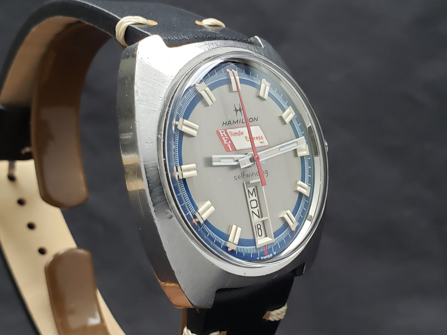 1973 Hamilton Auto Date Buccaneer Award Watch