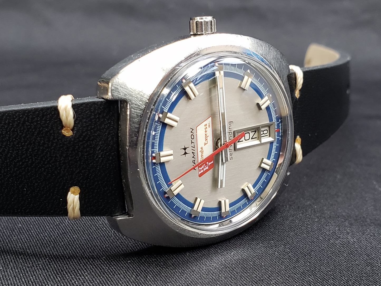 1973 Hamilton Auto Date Buccaneer Award Watch