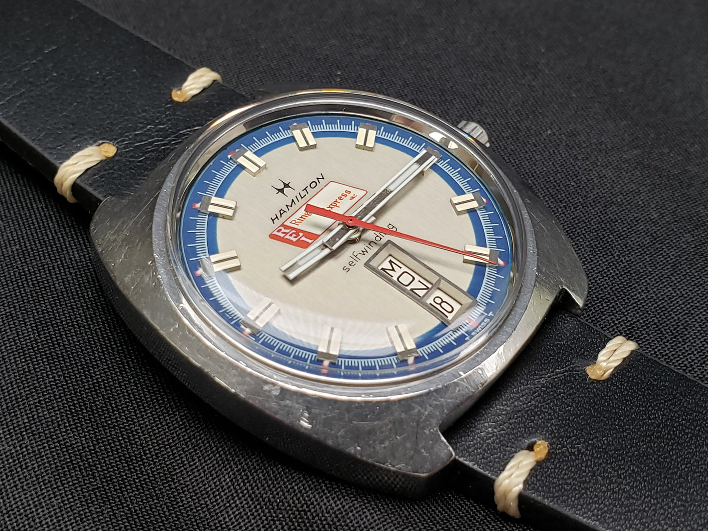 1973 Hamilton Auto Date Buccaneer Award Watch