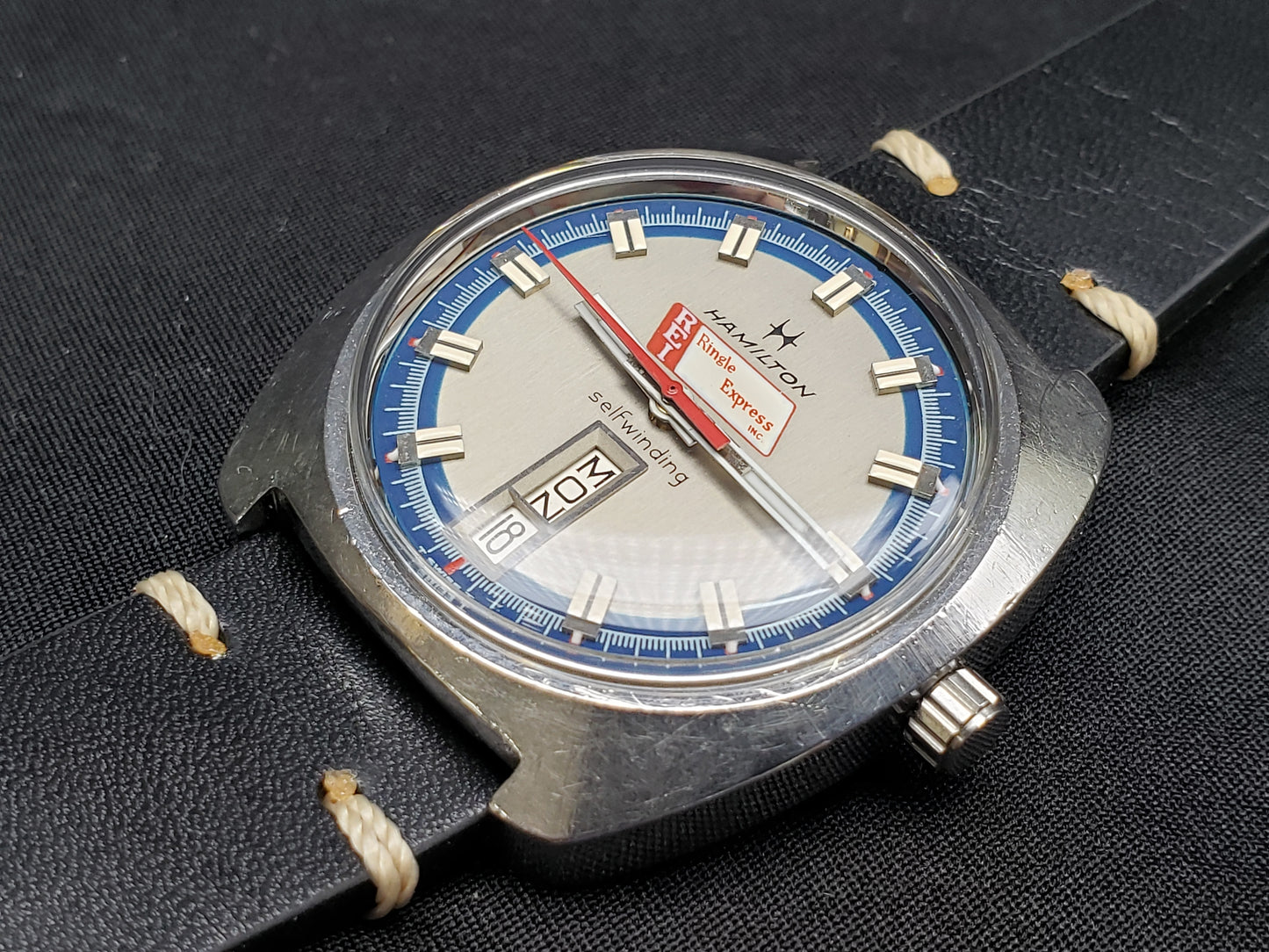 1973 Hamilton Auto Date Buccaneer Award Watch