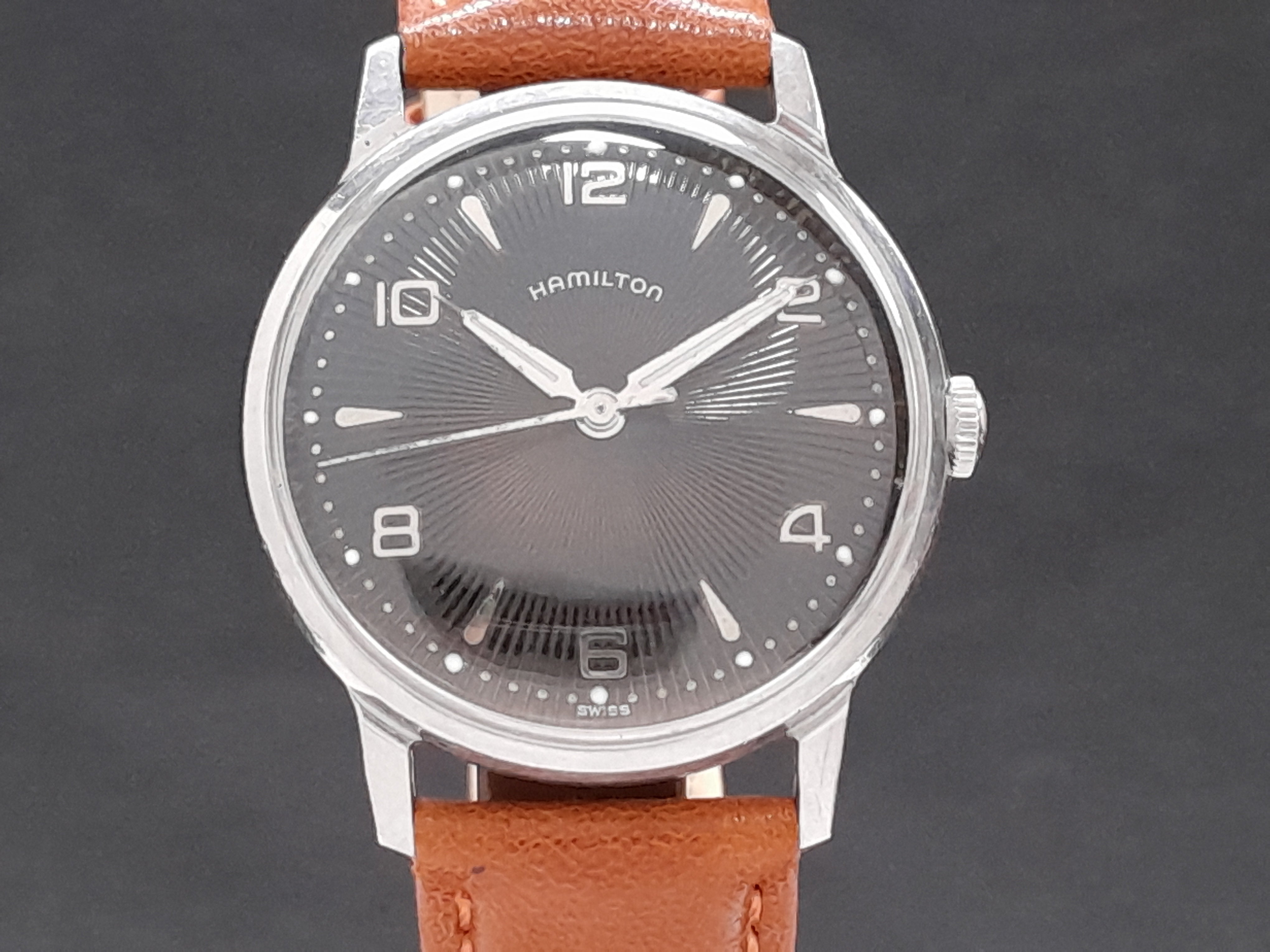 1958 Hamilton SeaGlo (Black Dial) Wolfe Vintage Watches