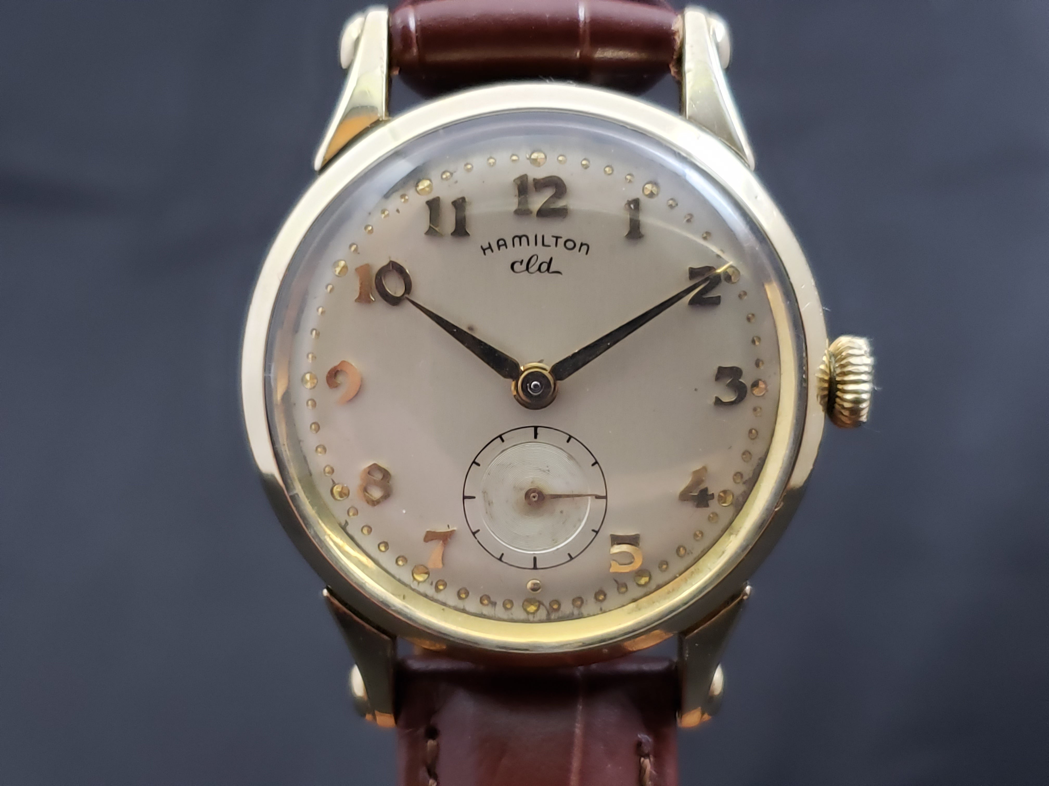 1953 Hamilton Haddon cld Wolfe Vintage Watches